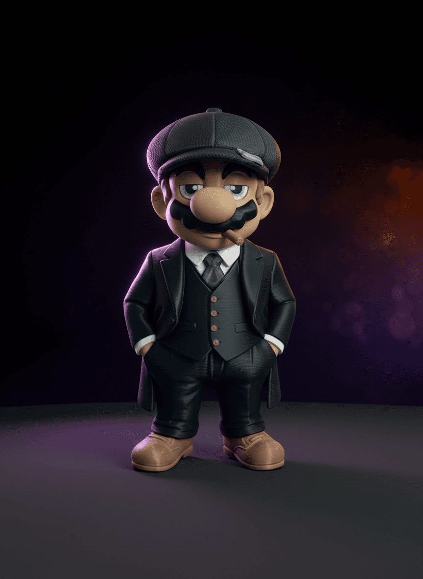 Mario "Shelby" em FDM - bambulab A1 NO-AMS