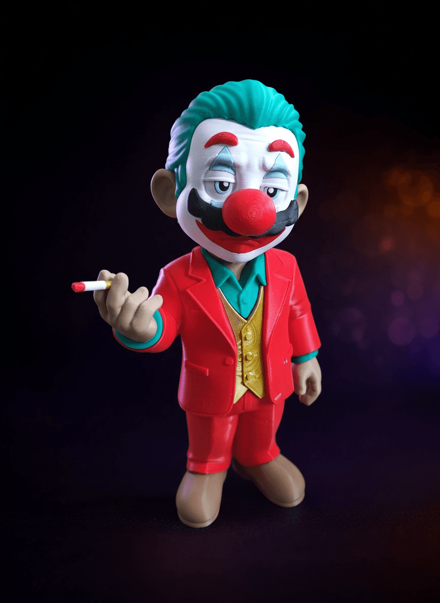 Mario Joker FDM - filamento PLA, rio de janeiro, tijuca