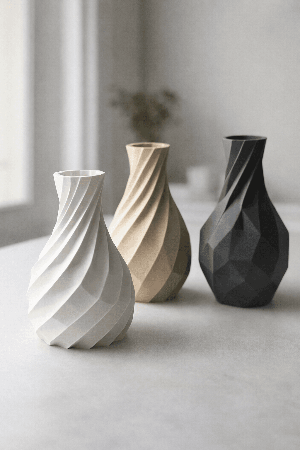 Vasos decortivos 3D geometricos - Tijuca Rio de janeiro. Bambulab A1